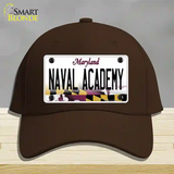 Naval Academy Novelty License Plate Hat Tag Cotton / Dark Brown