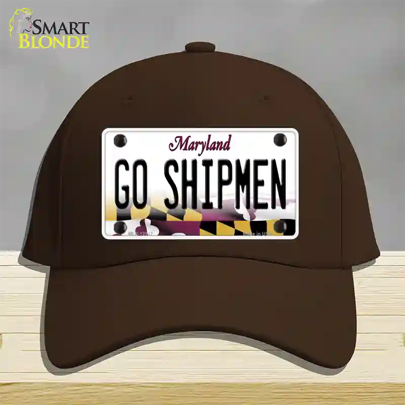 Go Shipmen Novelty License Plate Hat Tag Cotton / Dark Brown