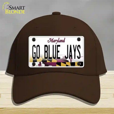 Go Blue Jays Novelty License Plate Hat Cotton / Dark Brown