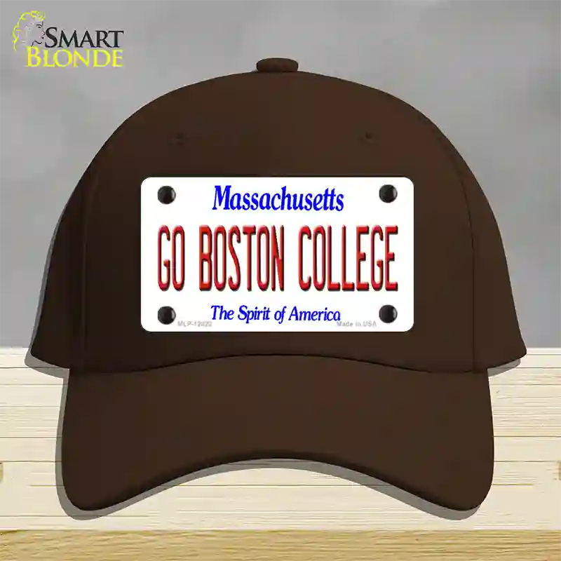 Go Boston College Novelty License Plate Hat Cotton / Dark Brown