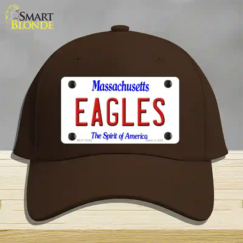 Eagles Novelty License Plate Hat Cotton / Dark Brown