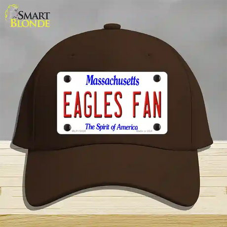 Eagles Fan Novelty License Plate Hat Cotton / Dark Brown