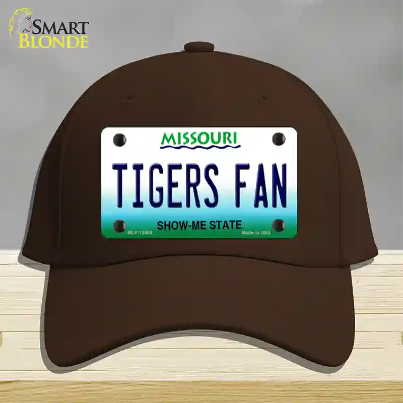 Tigers Fan Missouri Novelty License Plate Hat Cotton / Dark Brown