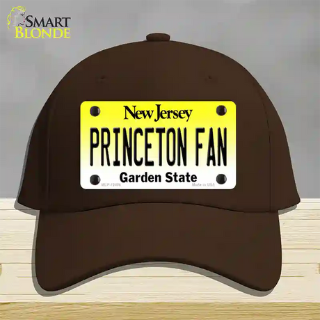 Princeton Fan Novelty License Plate Hat Cotton / Dark Brown