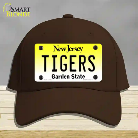 Tigers Novelty License Plate Hat Cotton / Dark Brown