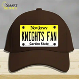 Knights Fan New Jersey Novelty License Plate Hat Cotton / Dark Brown