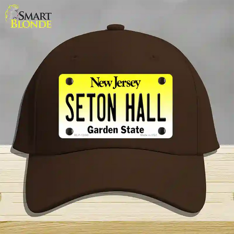 Seton Hall Novelty License Plate Hat Cotton / Dark Brown