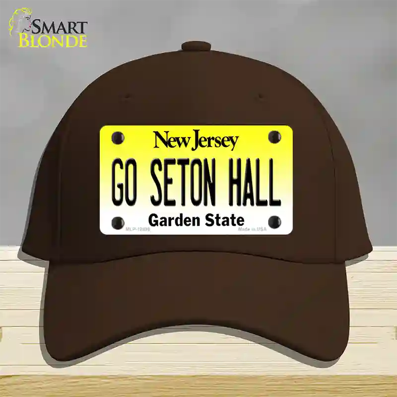 Go Seton Hall Novelty License Plate Hat Cotton / Dark Brown