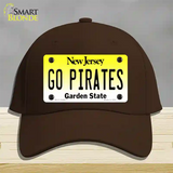 Go Pirates Novelty License Plate Hat Cotton / Dark Brown