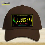 Lobos Fan Novelty License Plate Hat Cotton / Dark Brown