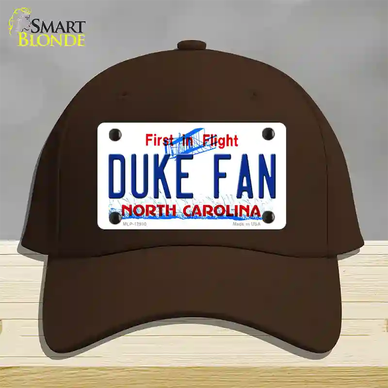 Duke Fan Novelty License Plate Hat Cotton / Dark Brown