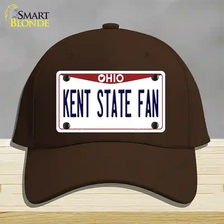 Kent State Fan Novelty License Plate Hat Cotton / Dark Brown