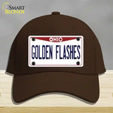 Golden Flashes Novelty License Plate Hat Cotton / Dark Brown