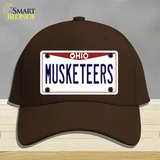 Musketeers Novelty License Plate Hat Cotton / Dark Brown