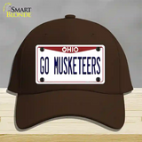 Go Musketeers Novelty License Plate Hat Cotton / Dark Brown