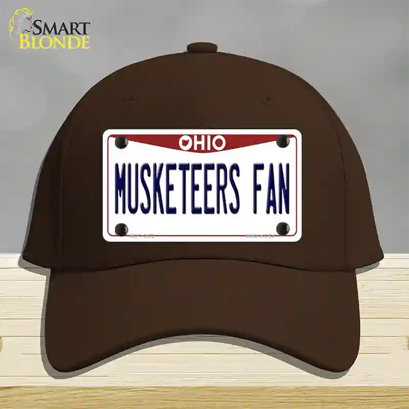 Musketeers Fan Novelty License Plate Hat Cotton / Dark Brown