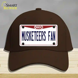 Musketeers Fan Novelty License Plate Hat Cotton / Dark Brown