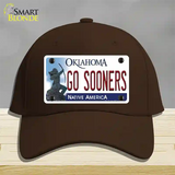 Go Sooners Novelty License Plate Hat Cotton / Dark Brown