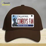 Cowboys Fan Novelty License Plate Hat Cotton / Dark Brown