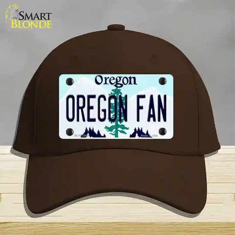 Oregon Fan Novelty License Plate Hat Cotton / Dark Brown