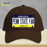 Penn State Fan Novelty License Plate Hat Cotton / Dark Brown