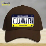 Villanova Fan Novelty License Plate Hat Cotton / Dark Brown