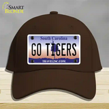 South Carolina Go Tigers Novelty License Plate Hat Cotton / Dark Brown