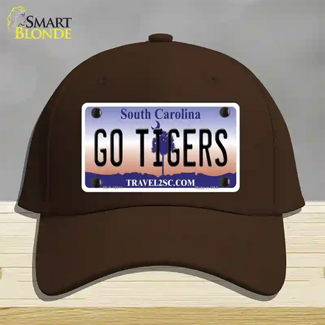 South Carolina Go Tigers Novelty License Plate Hat Cotton / Dark Brown