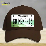 Go Memphis Novelty License Plate Hat Cotton / Dark Brown