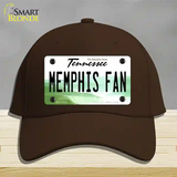 Memphis Fan Novelty License Plate Hat Cotton / Dark Brown