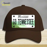 Go Tennessee Novelty License Plate Hat Cotton / Dark Brown