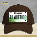 Go Vanderbilt Novelty License Plate Hat Cotton / Dark Brown