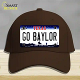 Go Baylor Novelty License Plate Hat Cotton / Dark Brown