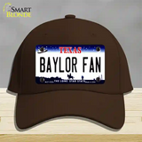 Baylor Fan Novelty License Plate Hat Cotton / Dark Brown