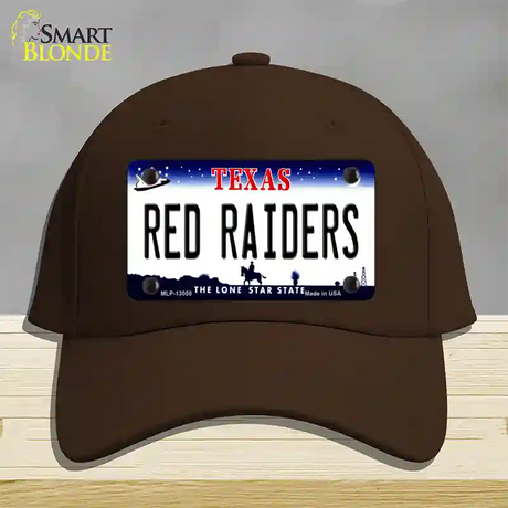 Red Raiders Novelty License Plate Hat Cotton / Dark Brown