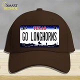 Go Longhorns Novelty License Plate Hat Cotton / Dark Brown