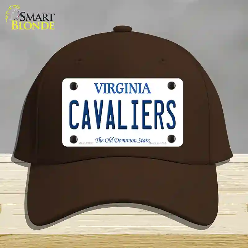 Cavaliers Novelty License Plate Hat Cotton / Dark Brown