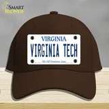 Virginia Tech Novelty License Plate Hat Cotton / Dark Brown