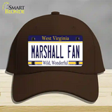 Marshall Fan Novelty License Plate Hat Cotton / Dark Brown