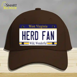 Herd Fan Novelty License Plate Hat Cotton / Dark Brown