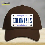 Colonials Novelty License Plate Hat Cotton / Dark Brown