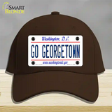 Go Georgetown Novelty License Plate Hat Cotton / Dark Brown