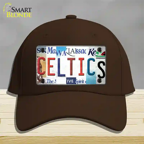 Celtics Strip Art Novelty License Plate Hat Tag Cotton / Dark Brown