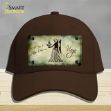 Virgo Zodiac Novelty License Plate Hat Cotton / Dark Brown