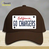 Go Chargers Novelty License Plate Hat Tag Cotton / Dark Brown