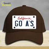 Go Athletics Novelty License Plate Hat Tag Cotton / Dark Brown