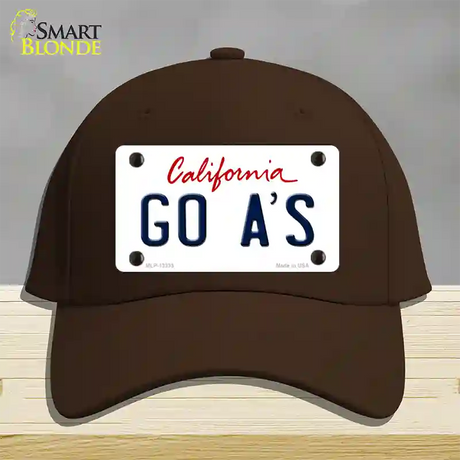 Go Athletics Novelty License Plate Hat Tag Cotton / Dark Brown