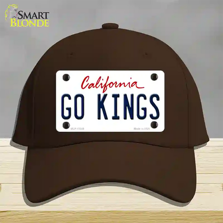 Go Kings Novelty License Plate Hat Tag Cotton / Dark Brown