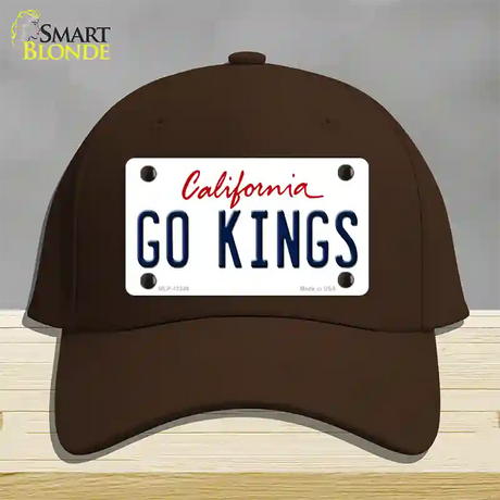 Go Kings California Novelty License Plate Hat Tag Cotton / Dark Brown