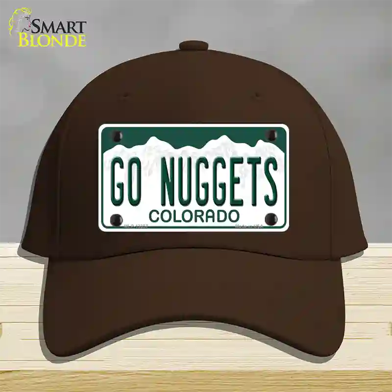 Go Nuggets Novelty License Plate Hat Tag Cotton / Dark Brown